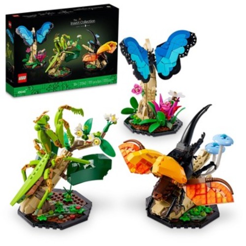 LEGO Ideas The Insect Collection Building Set and Nature Décor 21342