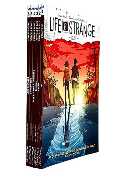 Life Is Strange Volume 1-6 Books Collection Set By Emma Vieceli(Dust, Waves, Strings, Partners In Time-Tracks, Coming Home & Settling Dust)