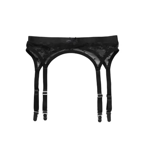 Laura Suspender Clover Lace