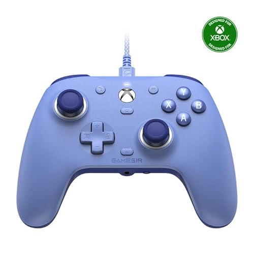 GameSir G7 SE Wired Controller for Xbox Series X|S, Xbox One & Windows 10/11, Plug and Play Gaming Gamepad with Hall Effect Joysticks/Hall Trigger, 3.5mm Audio Jack - Blue