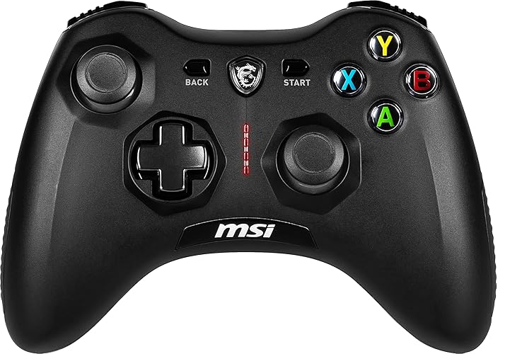 MSI Force GC30 V2 Gaming Wireless Rechargeable Dual Vibration Gaming Controller for PC and Android - Force GC30V2 Black Wireless