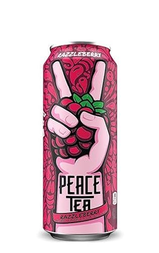 Peace Tea Cans, 23 fl oz, 12 Pack (Razzleberry) - Razzleberry