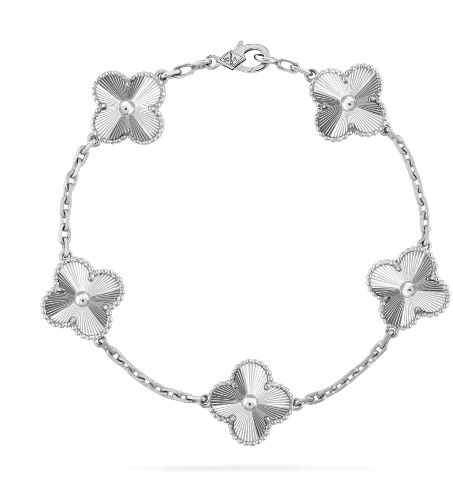 Vintage Alhambra 5 Motifs Bracelet 