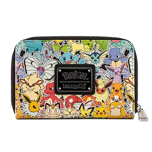 Loungefly Pokemon Ombe All Over Pattern Faux Leather Wallet