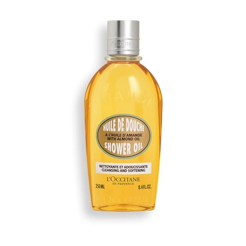 L'Occitane Huile de Douche d'Amande (Shower Oil, Almond), 8.4-oz Bottle - 250 ml (Pack of 1)