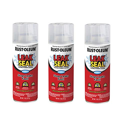 LeakSeal Flexible Rubber Coating Spray, 11 Ounce (3 Pack)