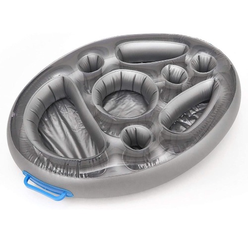 Swimming Pool Inflatables Food And Drink Floating Tables - Gray