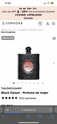 Perfume Black Opium