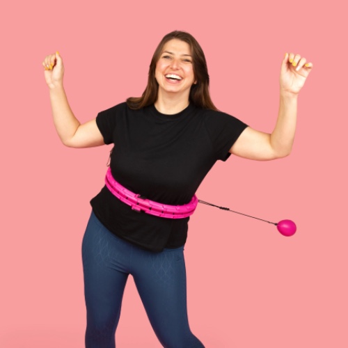 The Infinity Fit Hula Hoop | Pink / Regular 24 Links ( Up to 42 inches )