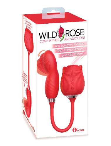 Icon Brands Wild Rose Come Hither and Suction - Red
