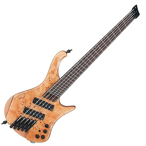 Ibanez EHB Ergonomic Headless 5-string Multi-scale Bass Guitar - Florid Natural Low Gloss