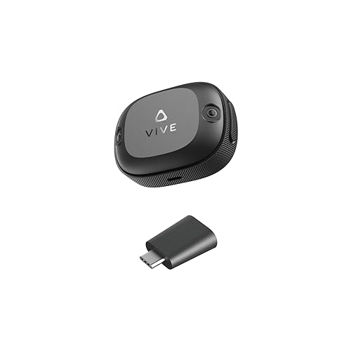 HTC Vive Ultimate Tracker + Dongle for Standalone VR Headsets, Black - Ultimate Tracker + HTC Vive Ultimate Tracker Dongle