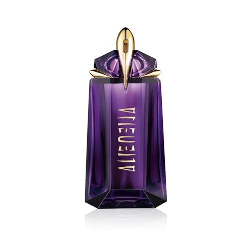 MUGLER Alien, Eau de Parfum, Women's Perfume, Ambery, Woody and Floral Aroma, Vibrant Fragrance, Refillable