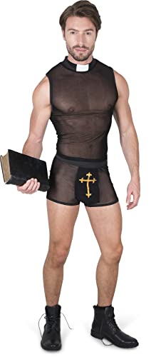 Cardinal Sin Sexy Religious Priest Men's Costume - Small