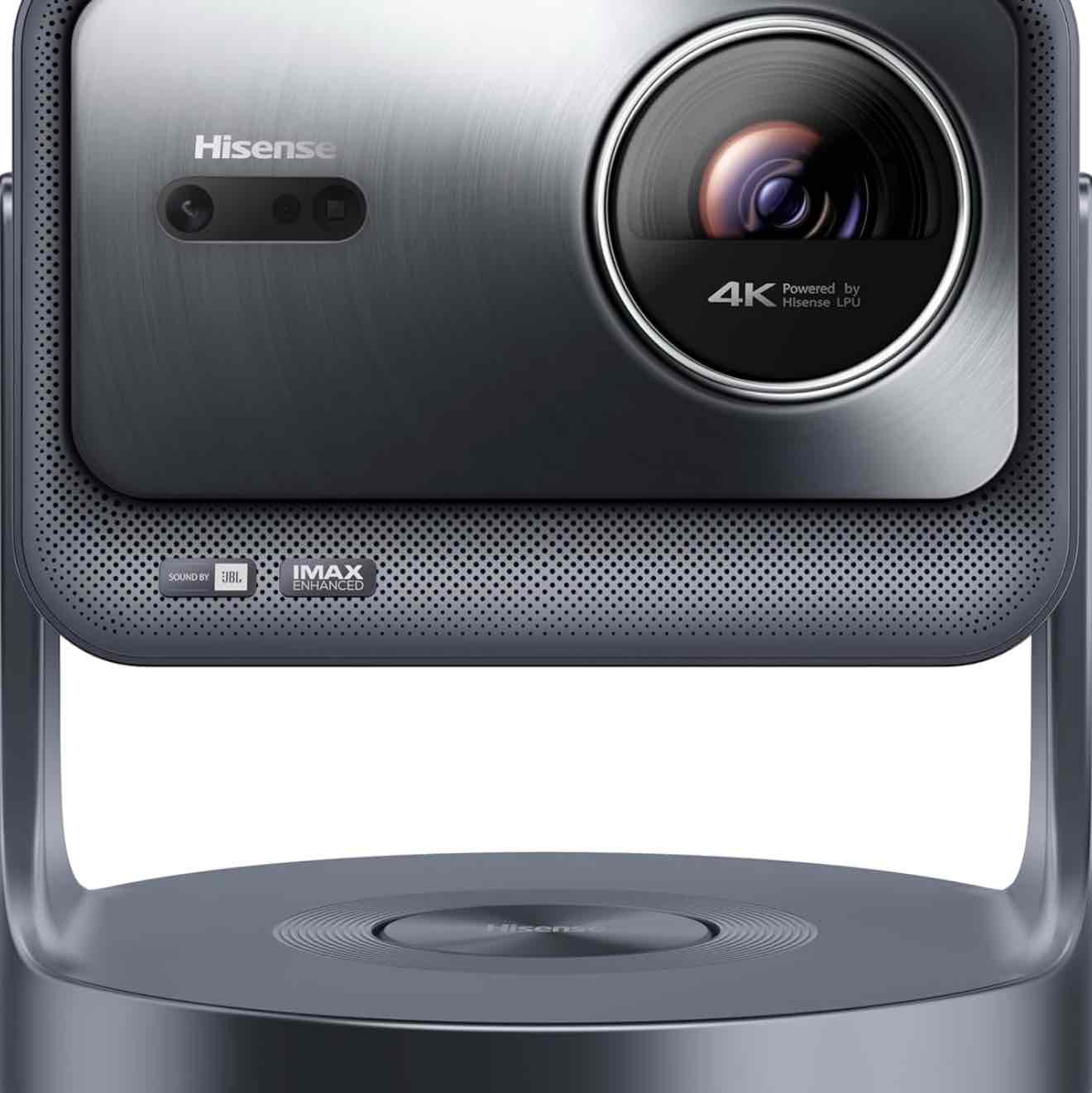 Hisense C2 Ultra 4K UHD Triple Color RGB Laser Portable Mini Projector, 65”~300", 3000 ANSI Lumens, 110% BT.2020 Wide Color Gamut, Dolby Vision, Sound by JBL, Netflix, WIFI 6E