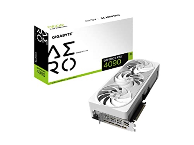 GIGABYTE GV-N4090AERO OC-24GD GeForce RTX 4090 AERO OC 24G Graphics Card, 3X WINDFORCE Fans, 24GB 384-bit GDDR6X, Video Card