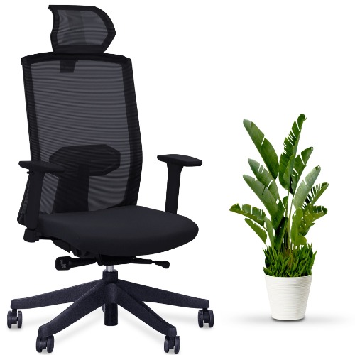 KarmaChair - Ergonomic Chair - Black