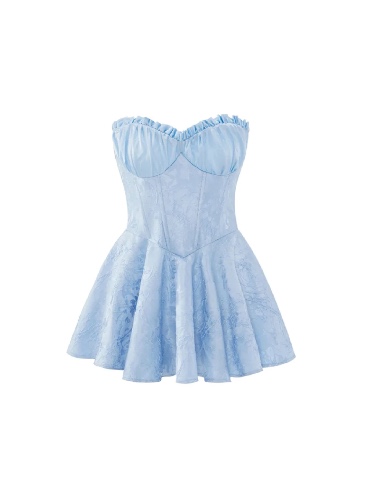Airina Dress (Blue) | L / Blue