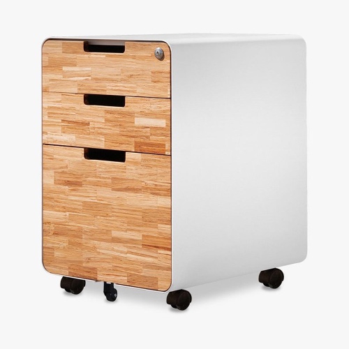Rolling Cabinet | Closed Loop Collection - White