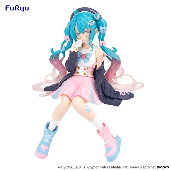 Piapro Characters - Hatsune Miku - Noodle Stopper Figure - Sailor Suit in Love ver. (FuRyu) - Pre Owned