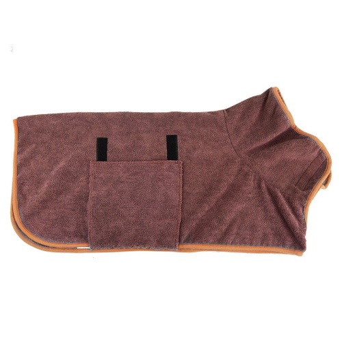 Dach Everywhere™ Pet Bathrobe & Beach Towel - Brown / XL / United States