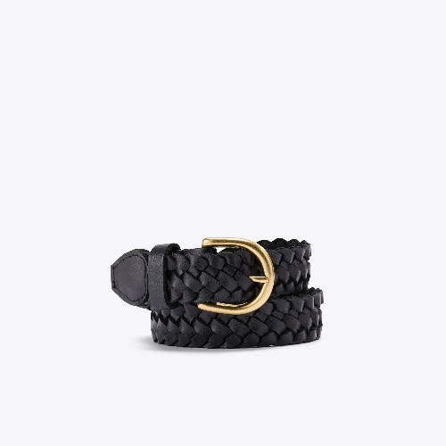 Talia Braided Belt Black - Large