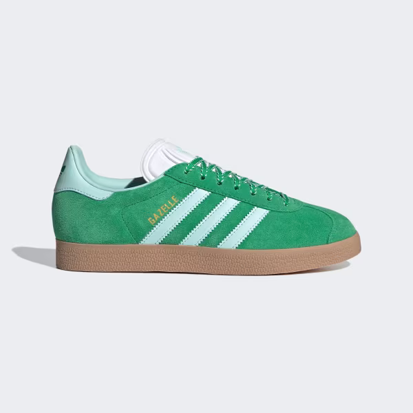 Gazelle Shoes (Green/Aqua)