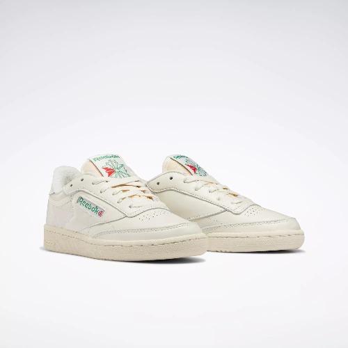 Club C 85 Vintage Shoes - Chalk / Alabaster / Glen Green | Reebok