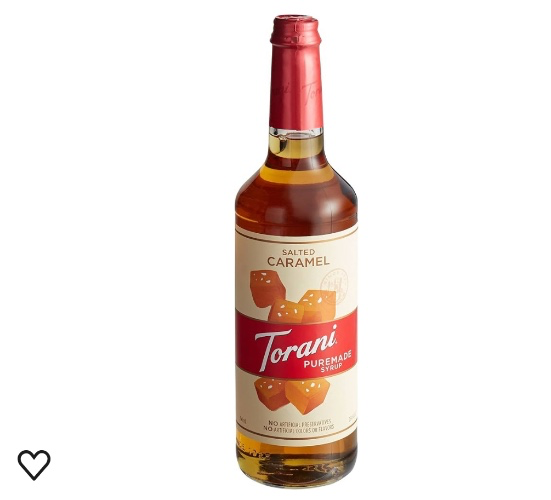 $10 Salted Caramel Flavour Syrup, 750ml