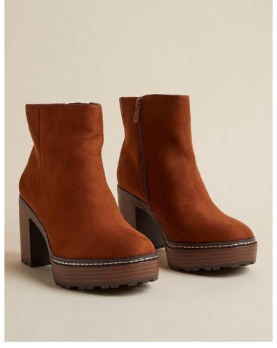 Platform heel boots $50