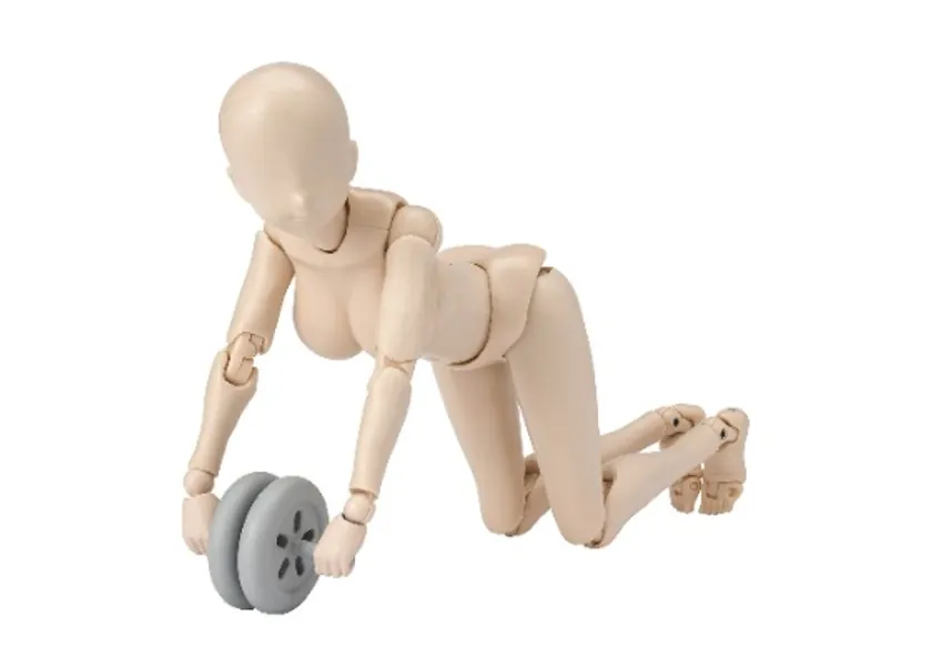 S.H. Figuarts Body - Kentaro Yabuki Edition DX Set (Pale Orange Color Ver.) Approx. 5.3 inches (135 mm), PVC  ABS Action Figure