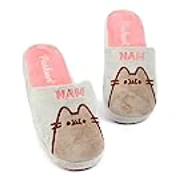 Pusheen Womens Slippers Adults Teens Cat NAH or Plush House Shoes