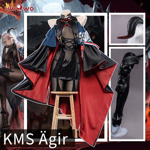 【In Stock】Uwowo Game Azur Lane KMS Ägir/Agir 18+ Cosplay Costume - Set A XXL