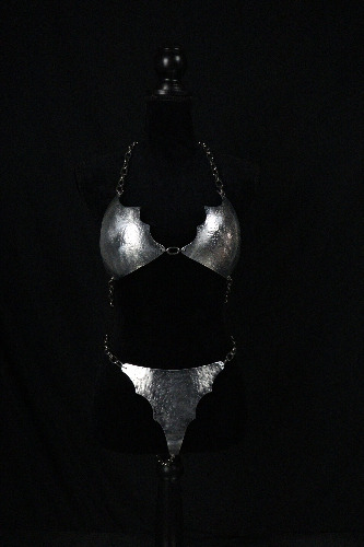 Obsidian Hammered Bat Armor Bikini Set (Limited Release) - Full set