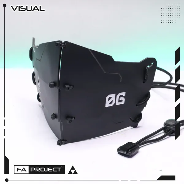 Armored Mask Cover Futuristic Tactical Techwear MK-SCL-06