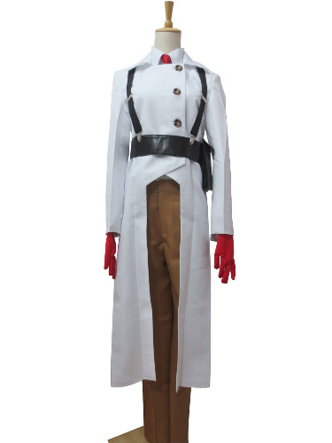 Game Support Class The Medic Dr. White Suit Uniform Game Cosplay Costume