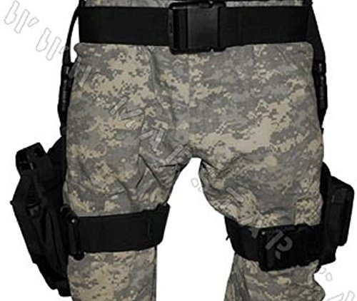 Vivoi 3 pc Drop Leg Gun Holster W/ 3 Magazine Pouches Pistol Pouch Tactical/Airsoft - 