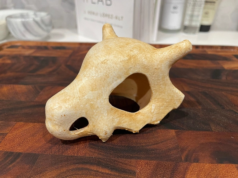 Pokemon Cubone Skull, Statue, 3D Printed Statue, Cubone Skull, Cubone bone, 3D Printed Replica, 3d Printed Toy, Pokemon Statue