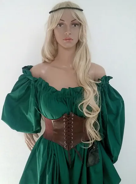 Corset Belt Elvin XS - 3X Plus Size Fairy Pixie Goth Underbust Pagan Renaissance Wench Halloween Costume 18 Colors