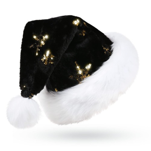 Black Santa Helmet