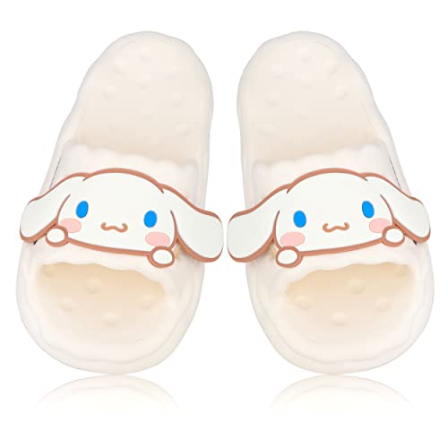 Roffatide Anime Cinnamoroll My Melody Kuromi Pantoffeln für Mädchen Hausschuhe Rutschfeste Badesandalen Gummipantoffeln - 37/38 EU - Cinnamoroll