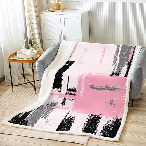 Abstract Plush Blanket