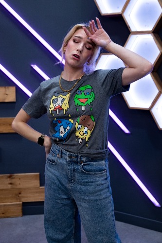 Ice Cream Tee - Gray | LG