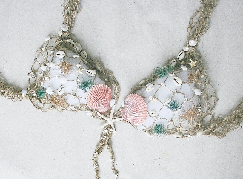 Mermaid net bra all sizes - adjustable