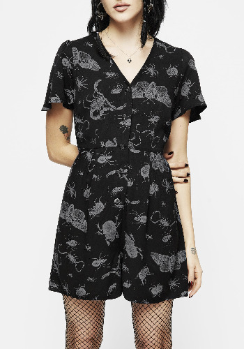 Parasite Bugs Playsuit - Black | US 2