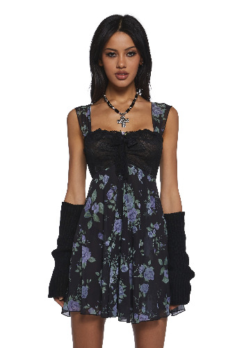 Can’t Forget Babydoll Dress - Black | BLACK / Small