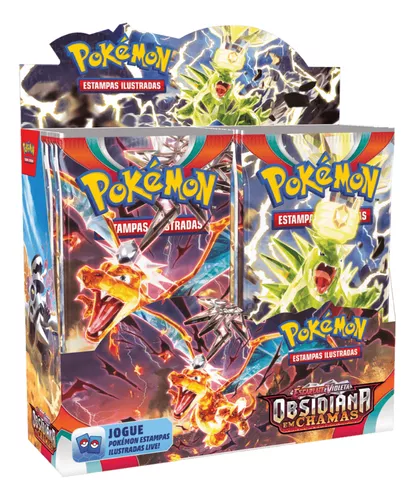 Booster Box Pokemon Obsidiana Em Chamas Lacrada C/36 Copag