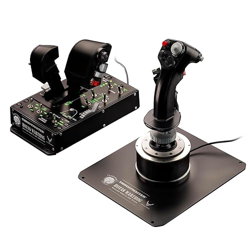 Thrustmaster Hotas Warthog - Dual Throttle and Control Stick with H.E.A.R.T HallEffect AccuRate Technology for PC - Hotas Warthog