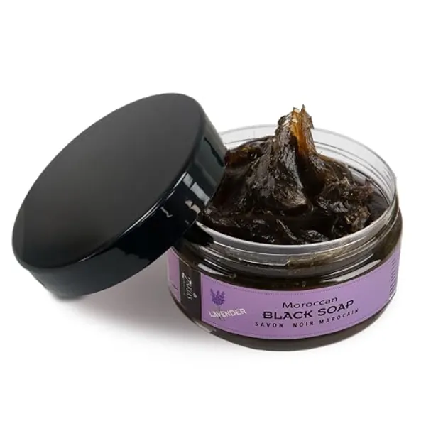 Zakia's Morocco Moroccan Black Soap Collection (Lavender)