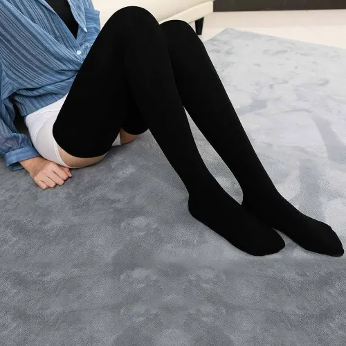 black thigh highs